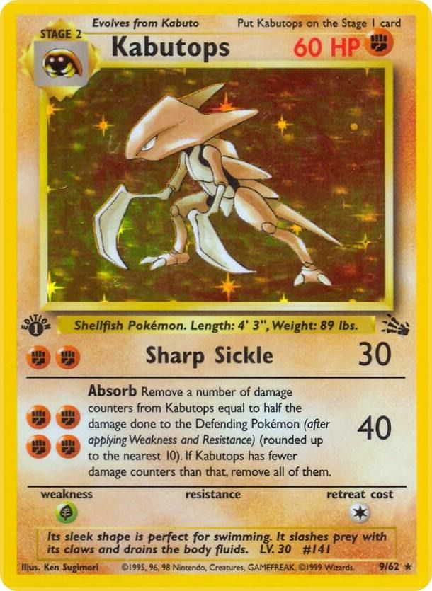 Pokémon Carta Pokémon Kabutops 9/62 product image